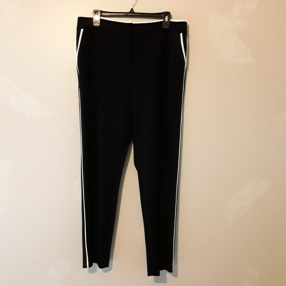Calvin Klein black and white crop pants.